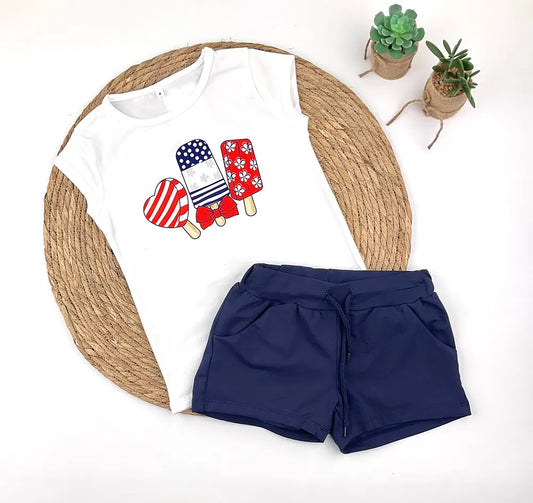 Conjunto Helados Algodón Niña