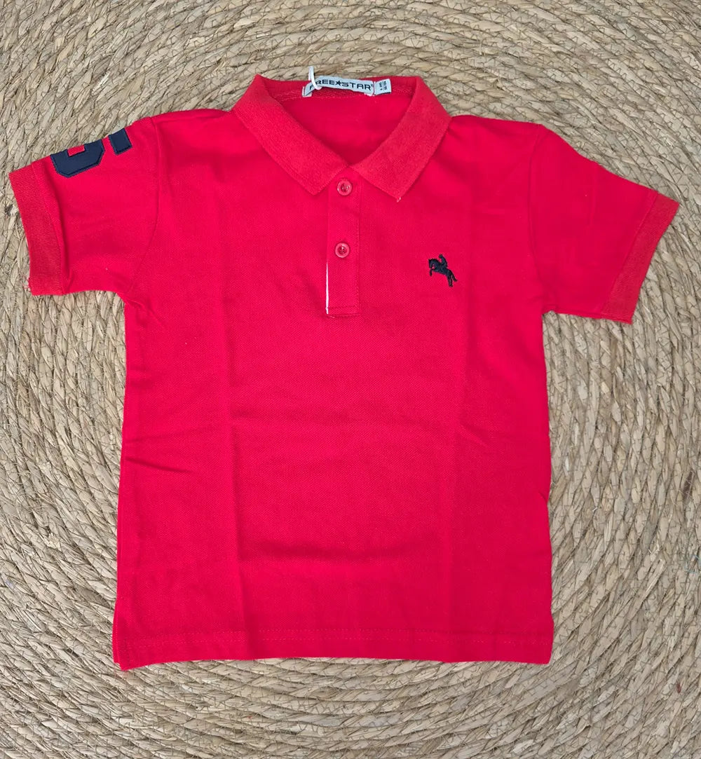 Polo Manga Corta Niño